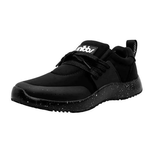 Snibbs Spacecloud Work Shoes - Slip-Resistant - Chef & Kitchen Ready - M9/W10.5 - Black Speckle