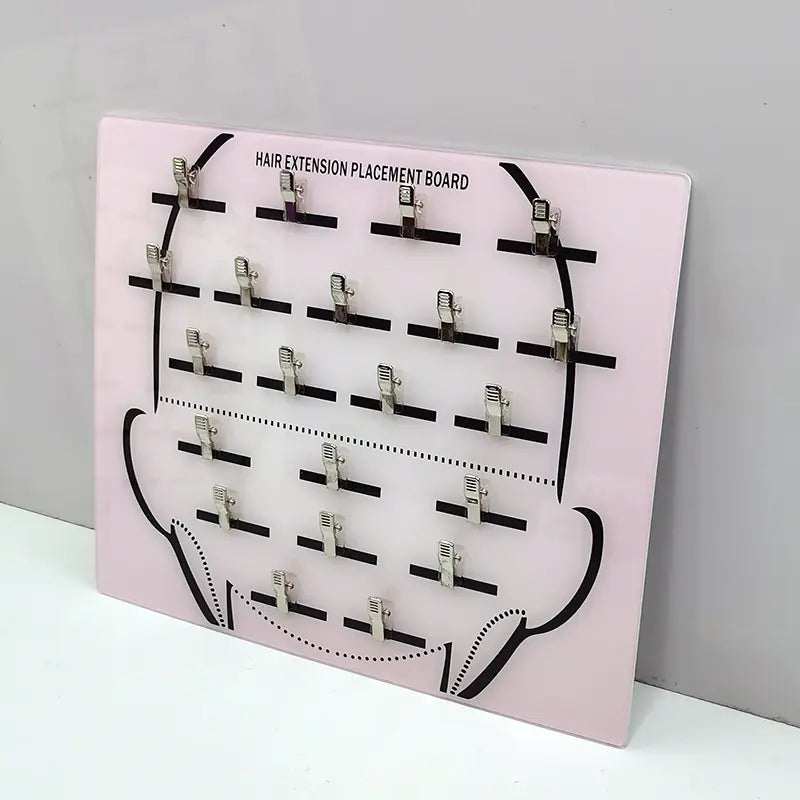 Chic Acrylic Hair Extension Organizer
