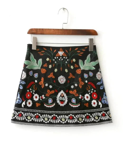 Chic Hand-Stitched A-Line Mini