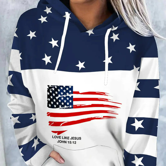 3D Chic Printed Sweatshirt for Women