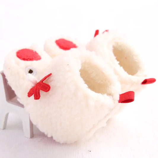 Cozy Tot Trotters: Soft Sole Reindeer Shoes