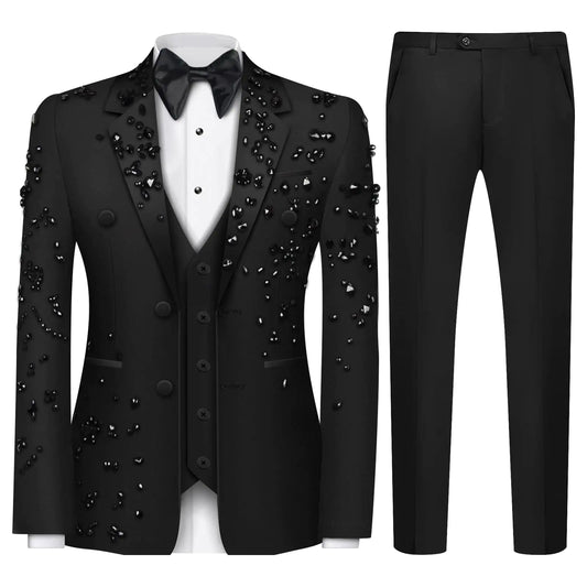 Elegant Men's Slim Fit 2-Piece Tuxedo Set