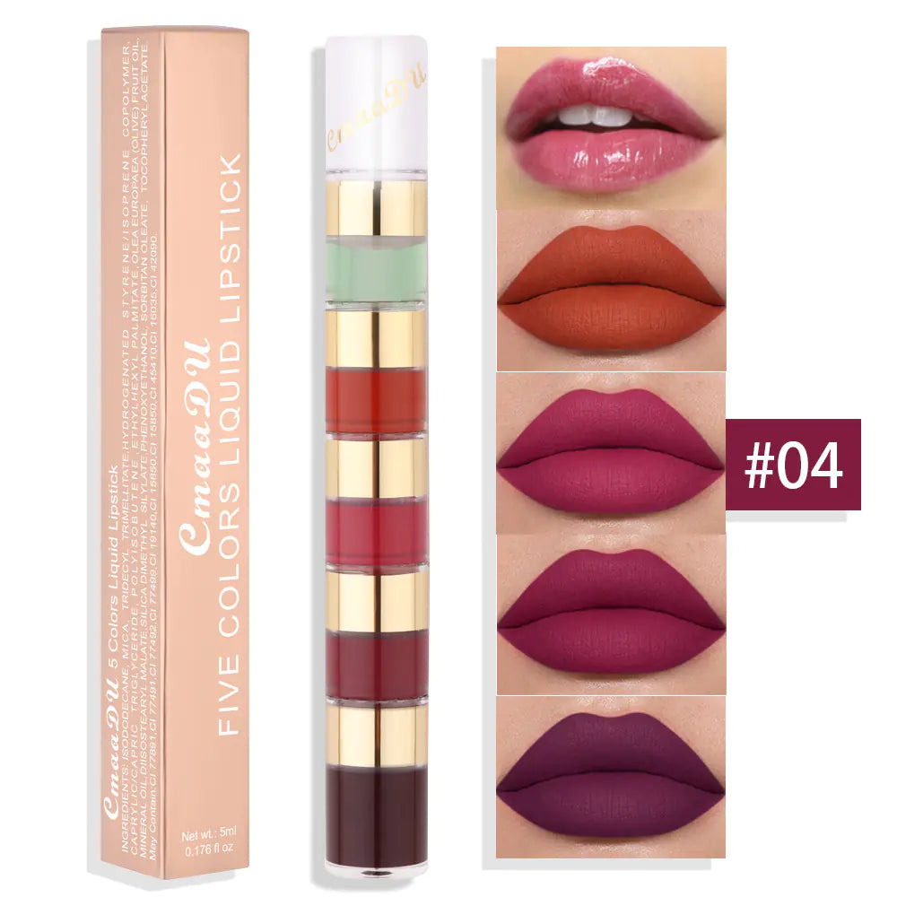 EndureShine 5-Color Matte Lip Gloss