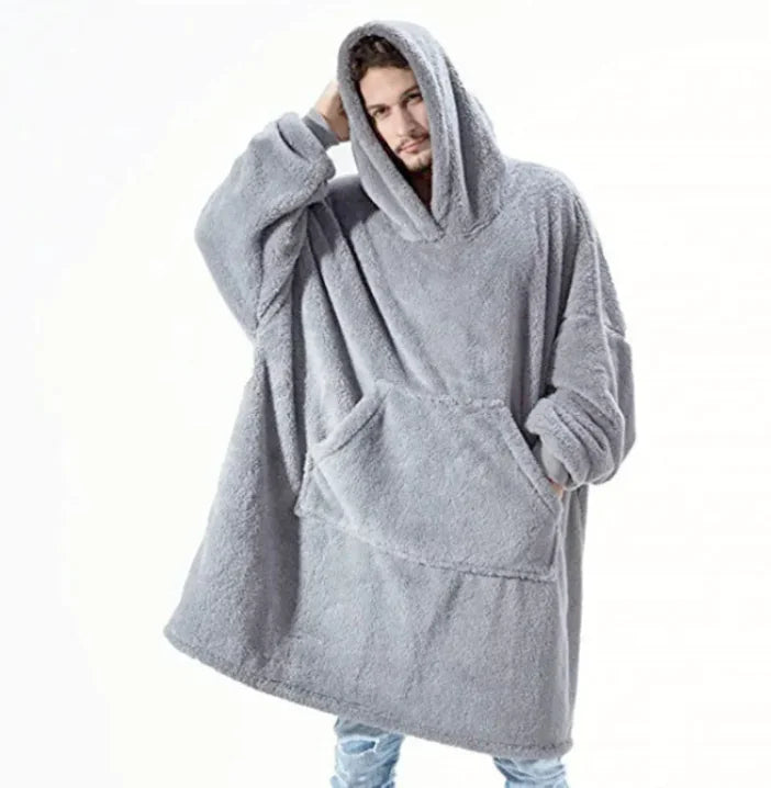 Cozy Fleece Hoodie Blanket