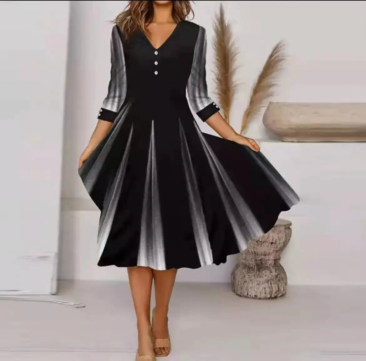 Swift-Dry Elegant Black Skirt