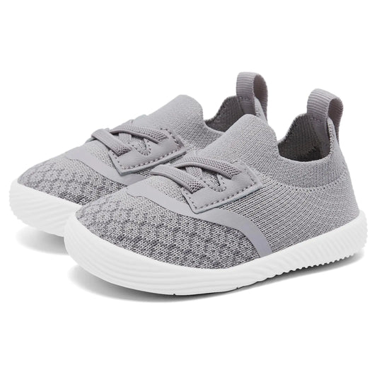 MORENDL Comfy Kid Sneakers Slip-On Non-Slip Running Shoes