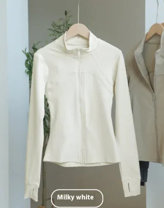 Athletic Zip Collar Top