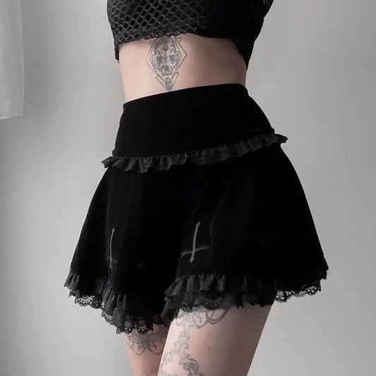 Chic Lotus Lace Skirt