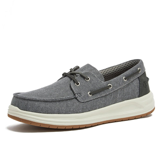 Lands End Canvas Deck Shoes - Navy Canvas Boat Shoes