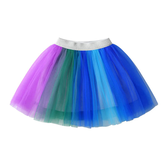 Rainbow Delight Tutu Skirt for Girls 2-8 Years