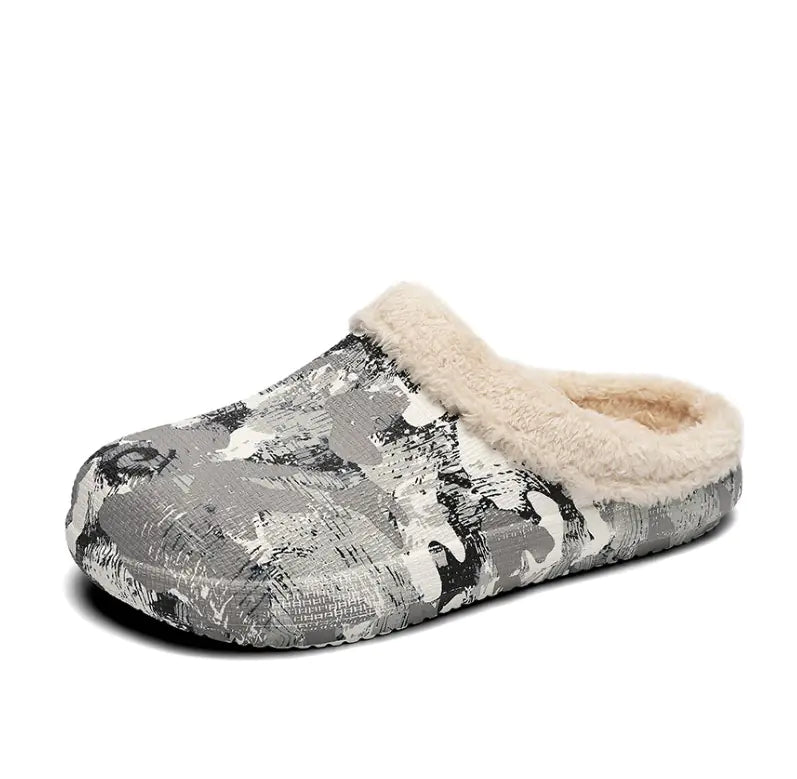 Cozy Thick-Sole Men's Winter Slippers