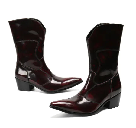Chic British High Tops in Leather