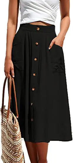 Chic Button-Down Skirt