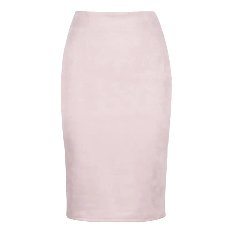 Chic Suede Midi Skirt