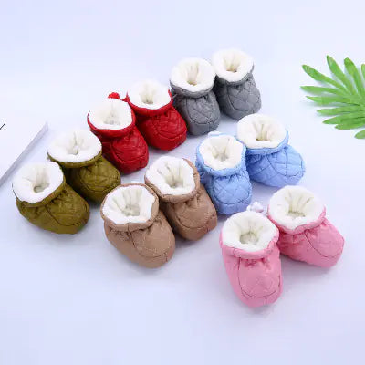 Toddler Tread Soft Plush Slippers