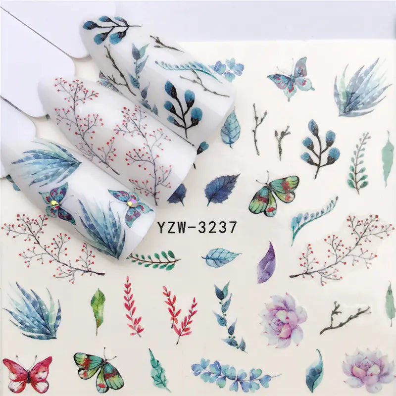 Scandinavian Sky Nail Art Decals