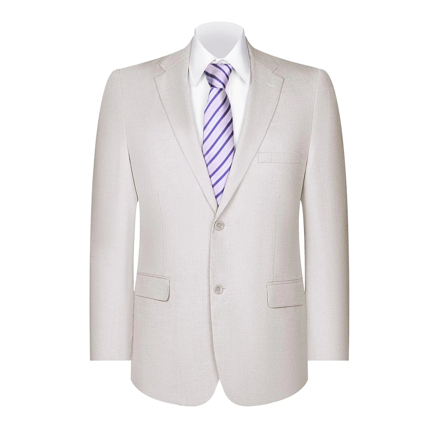 Teemlanny Modern Fit Men's Blazer - Dove Grey