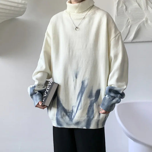 Modern Turtleneck Knit Sweater