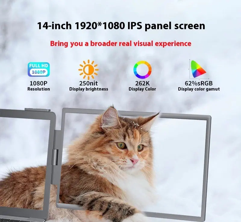 Twin Display Mobile Monitor