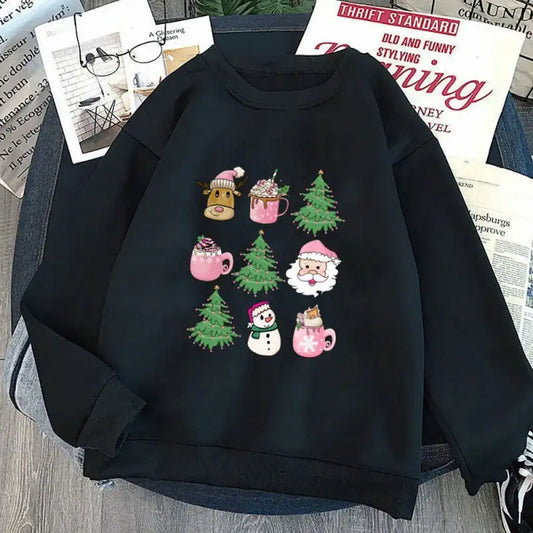 Festive Chic European Sweatshirt