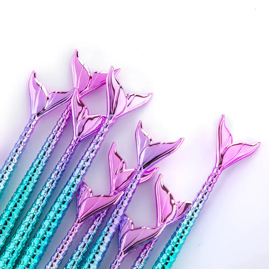 11-Piece Enchanted Mermaid Makeup Brushes
