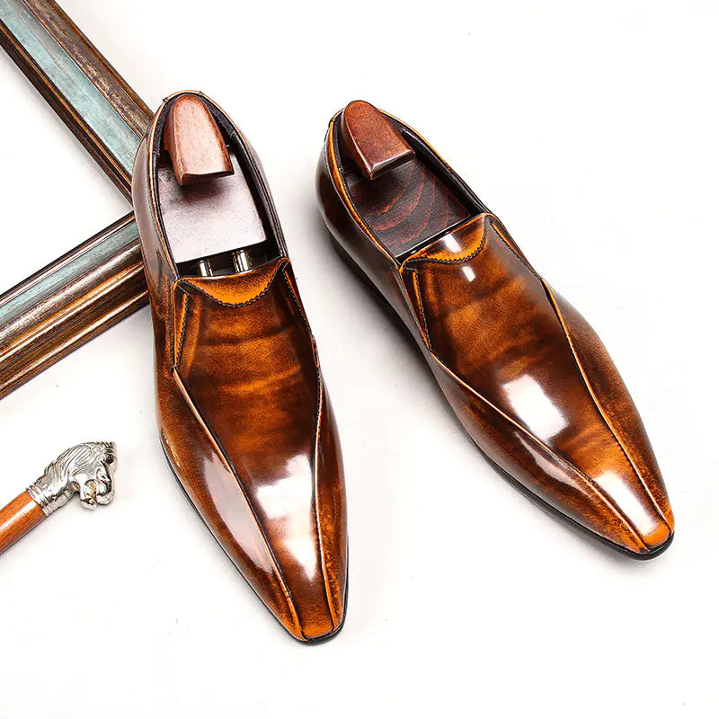 Elegant British Leather Oxfords