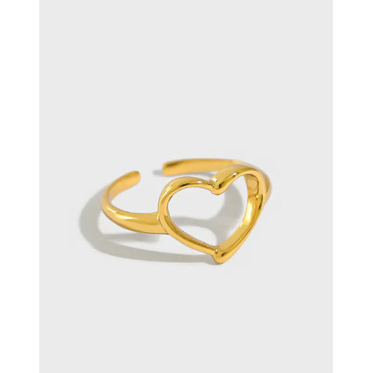 Minimalist Heart Elegance Rings