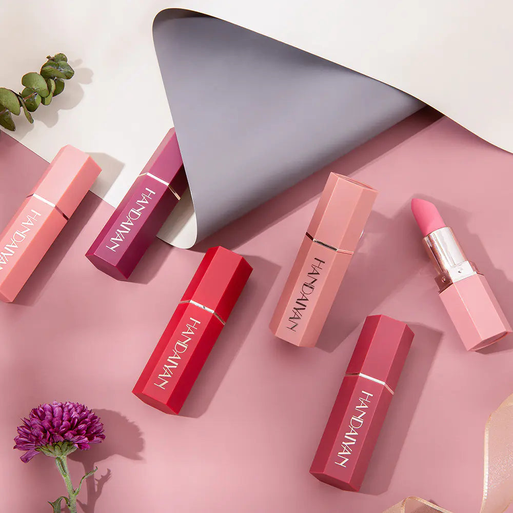 Six-Shade Velvet Matte Lipstick