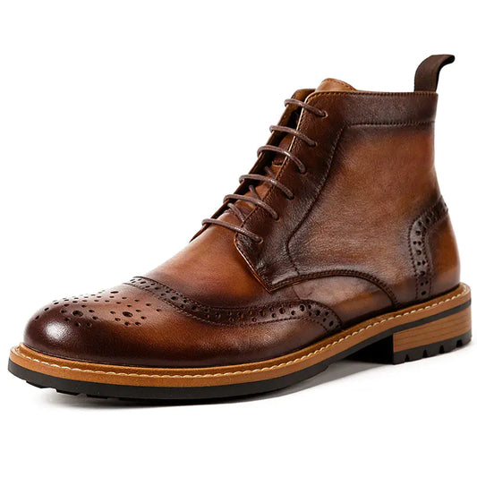 Men's Premium Cowhide Leather Martin Boots