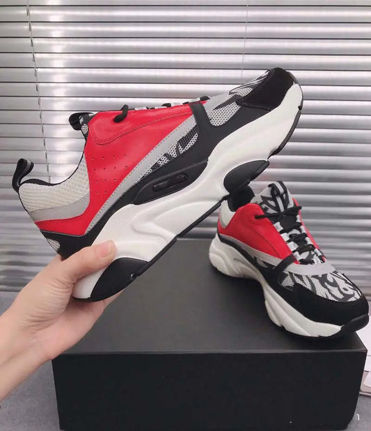Trendy Color-Block Couple Sneakers