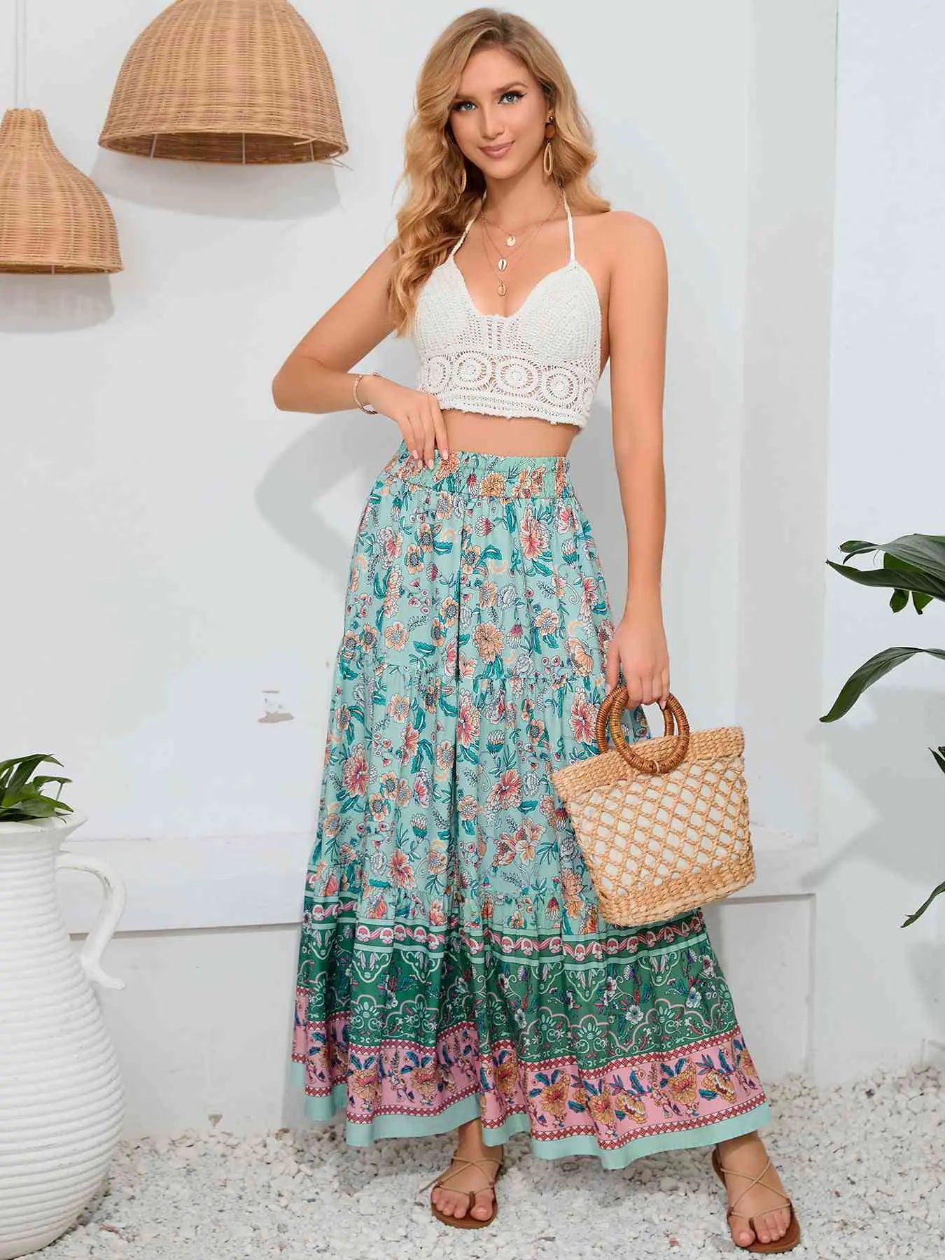 Marty Boho-Chic Maxi Skirt