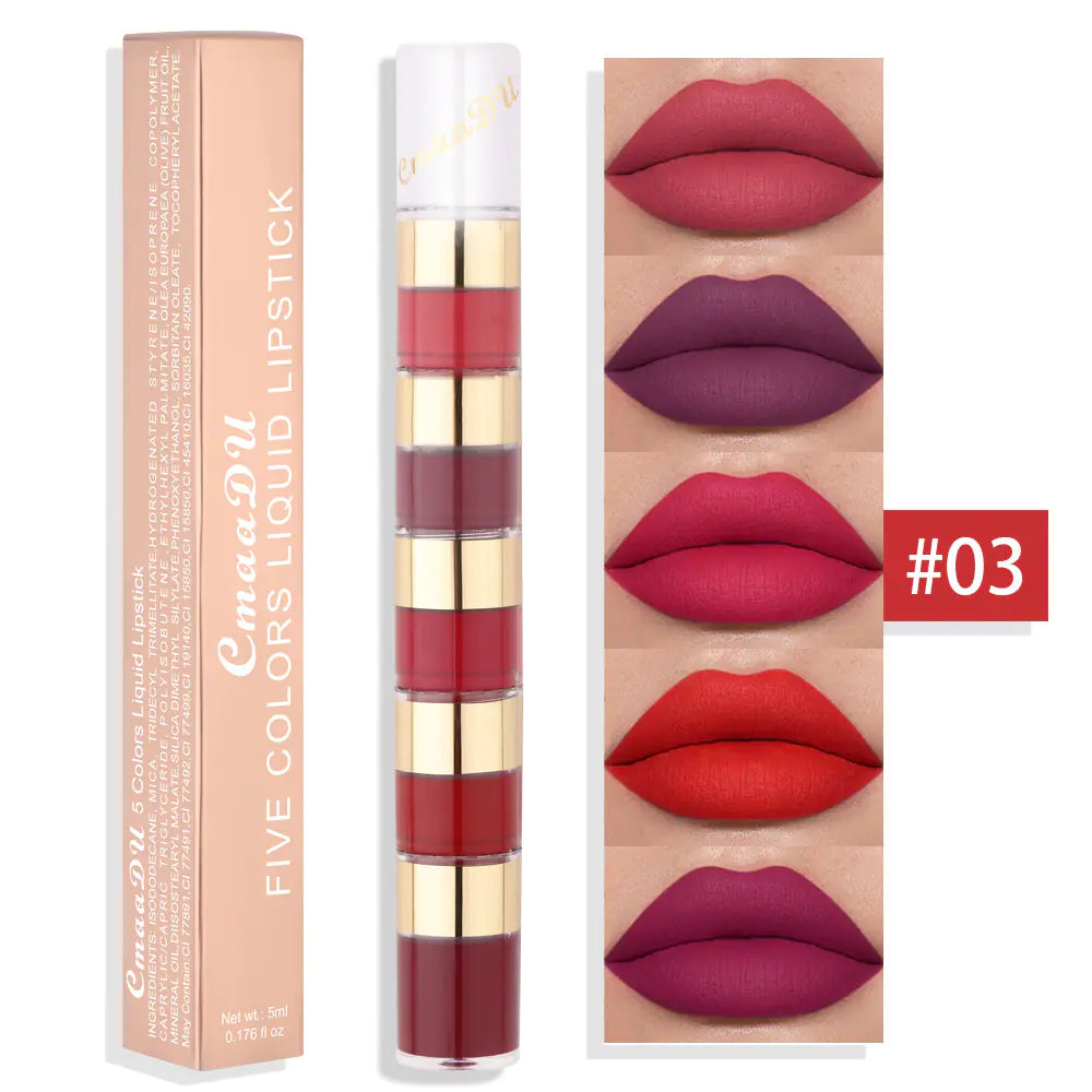 EndureShine 5-Color Matte Lip Gloss