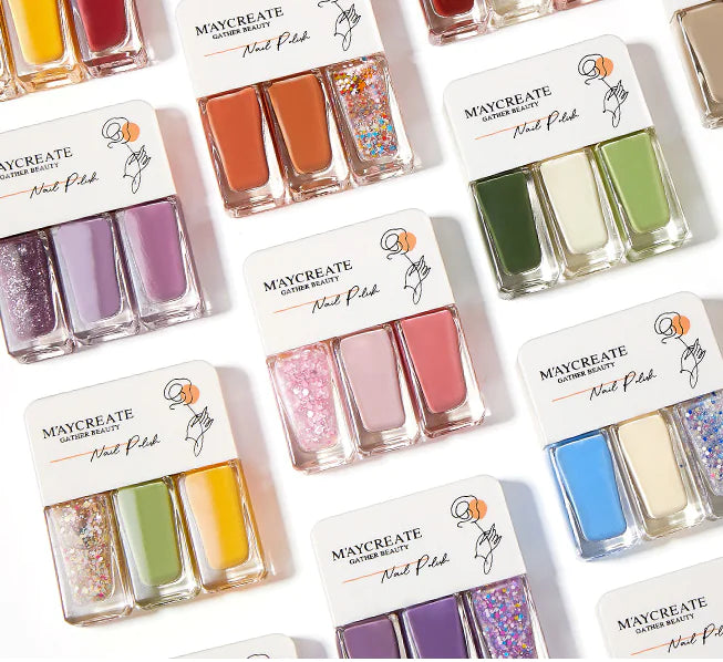 Quick-Dry 3-Piece Peel-Off Nail Polish Set