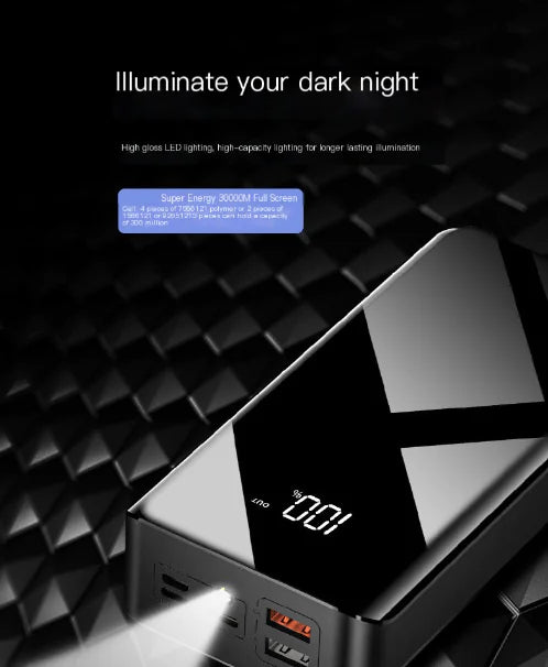 UltraCharged 30000mAh Digital Power Bank