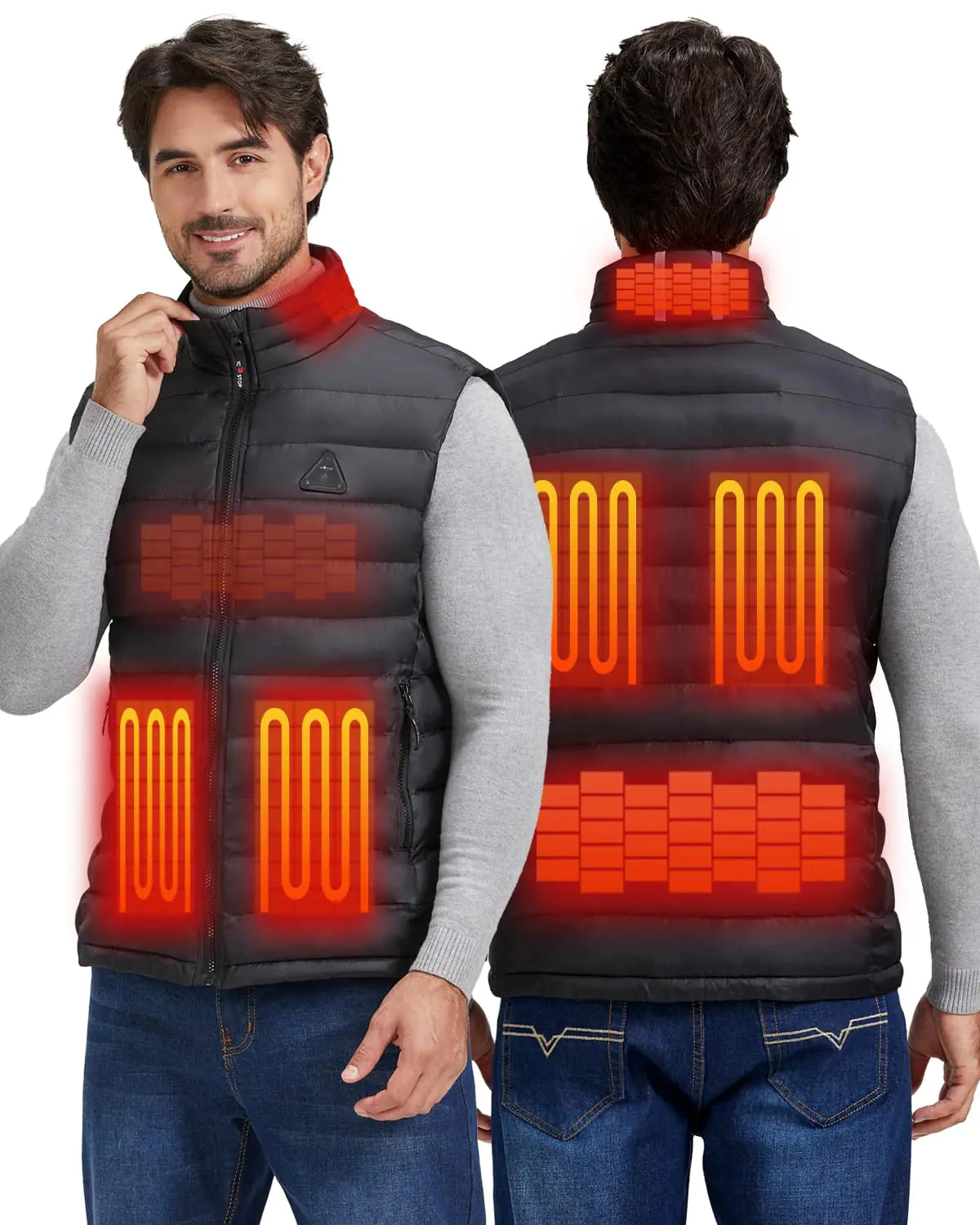 pakay ThermalBoost Men's Heated Vest with 20Ah Battery