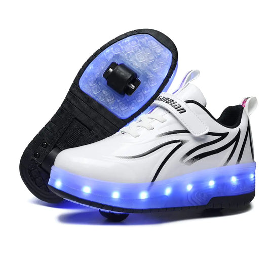 FlashWheel USB Rechargeable Roller Shoes