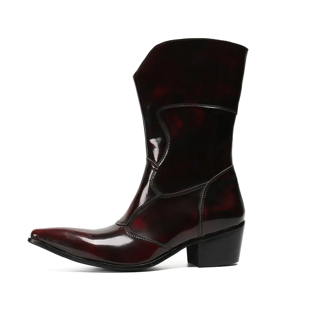 Chic British High Tops in Leather