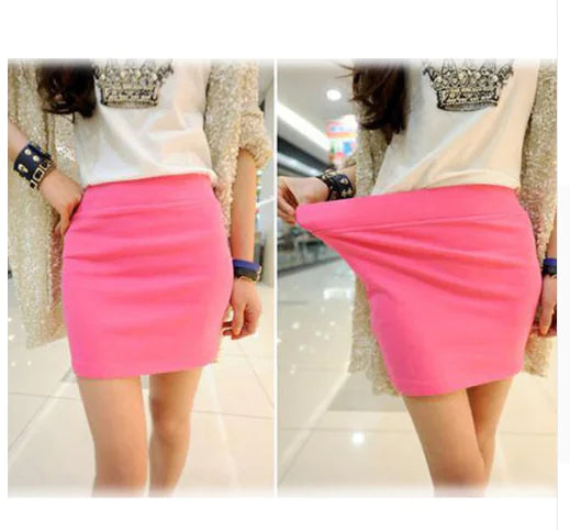 Chic A-line Office Skirt