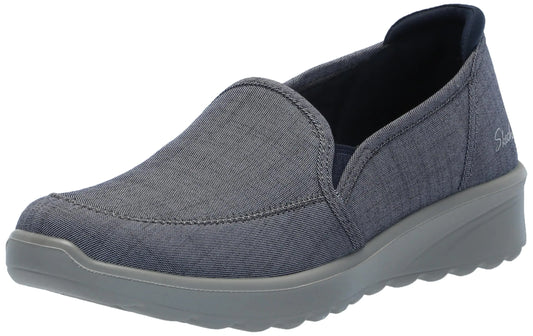 Skechers ComfortVibe Women's Navy Boat Shoe