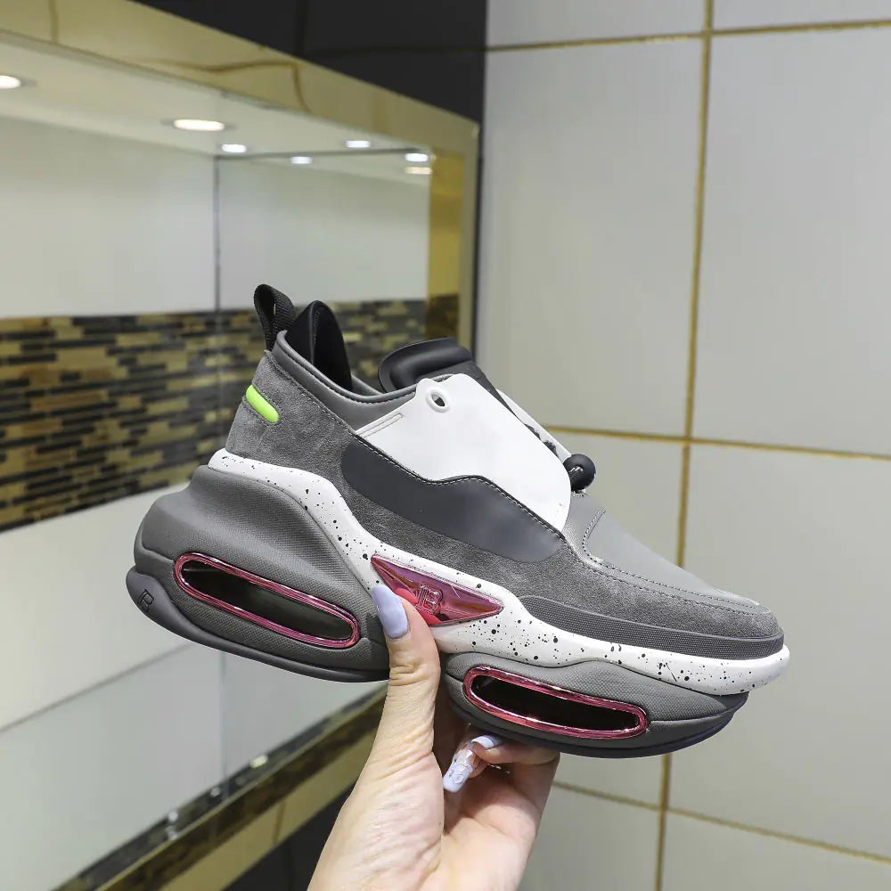 Casual High-Top Sock Sneakers with Grip Sole