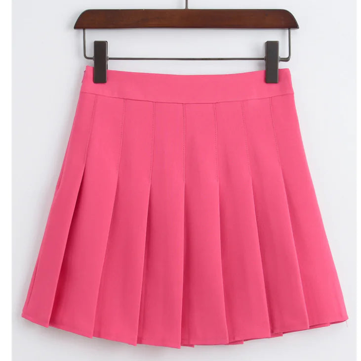 Chic Pleated Midi Skirt