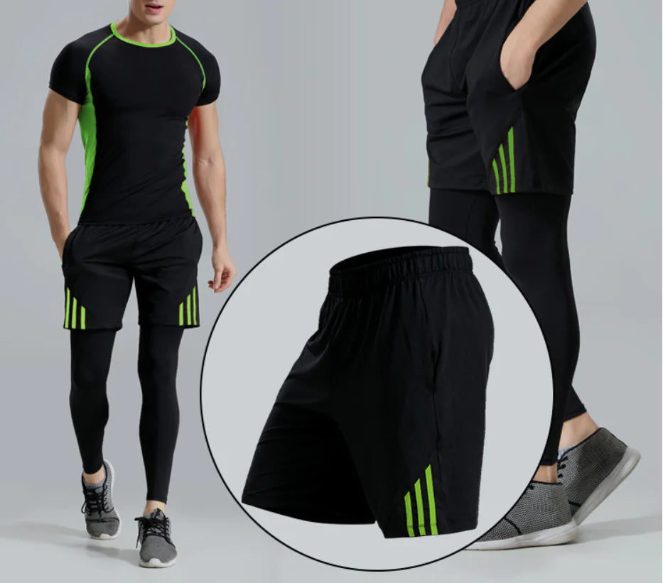 Athletic Pro Running Shorts - Fast Dry Comfort Fit