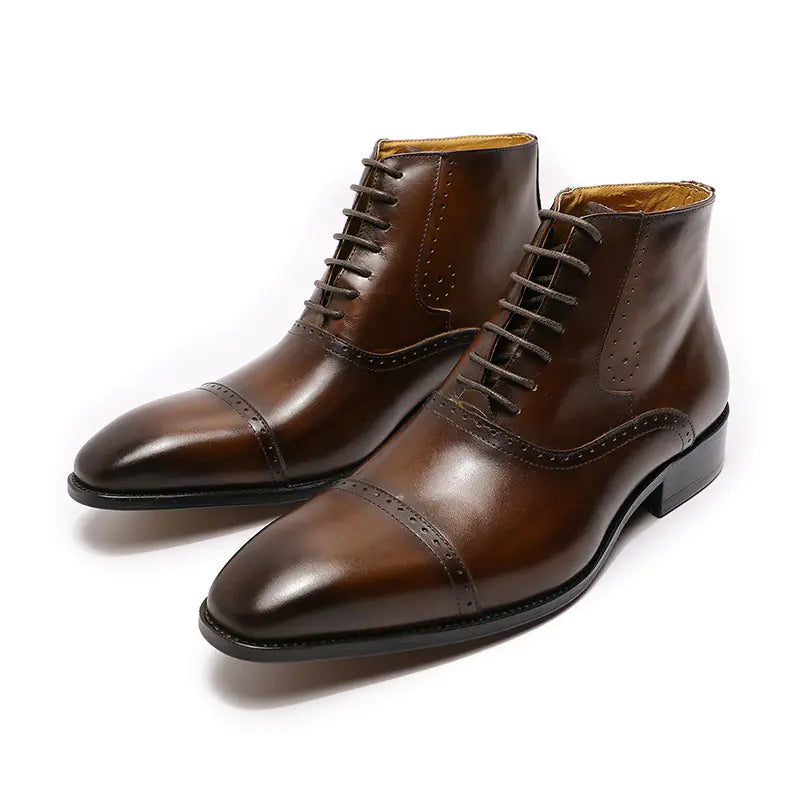 Men's Trendy Leather Martin Boots