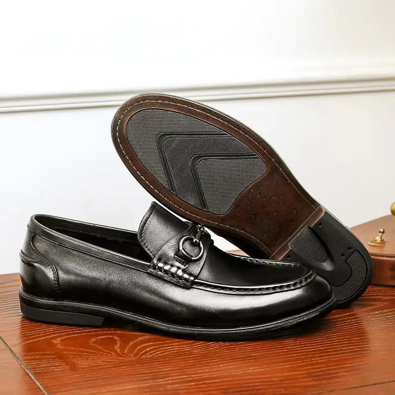 First Layer Cowhide Business Shoes