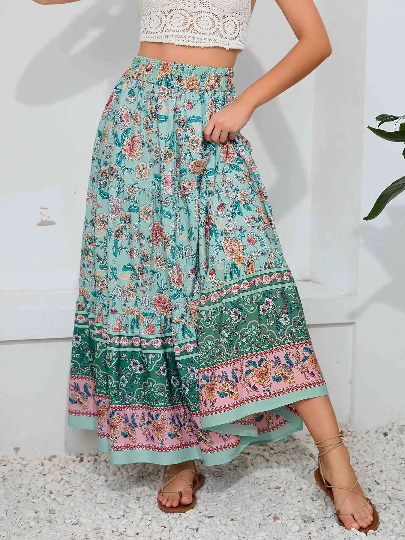Marty Boho-Chic Maxi Skirt