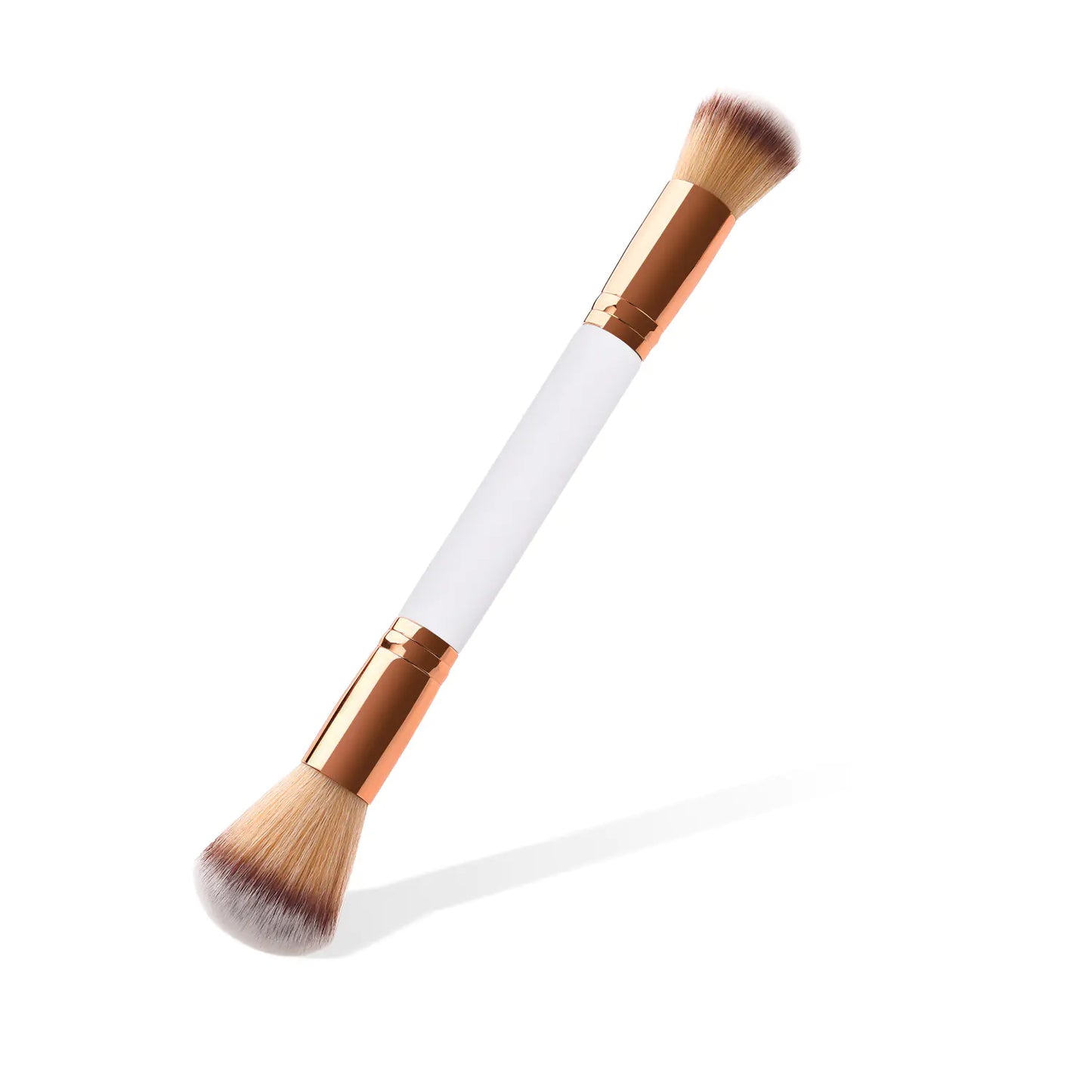 Dual-End Elegance Makeup Brush - Platinum Series by GUJHUI