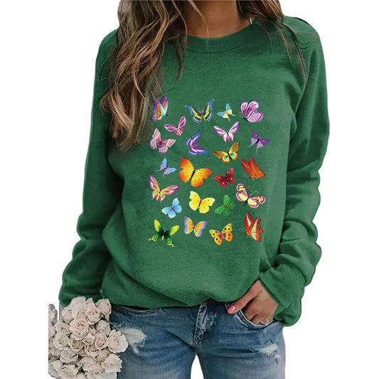 Euro-American Animal Print Sweater