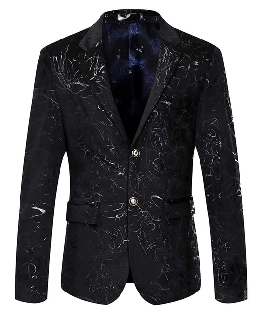 Floral Elegance Men's Blazer