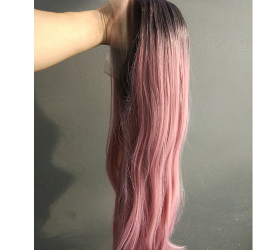 Elegant Long Straight Lace Wig