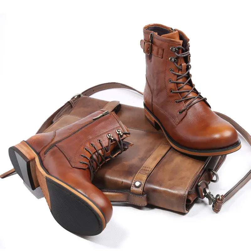 Classic British Leather Men's Boots